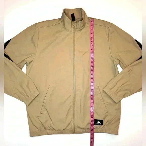 Adidas Mens Future Icon Stripe Splicing Woven Stand Collar Sports Jacket Size M - Picture 4 of 10